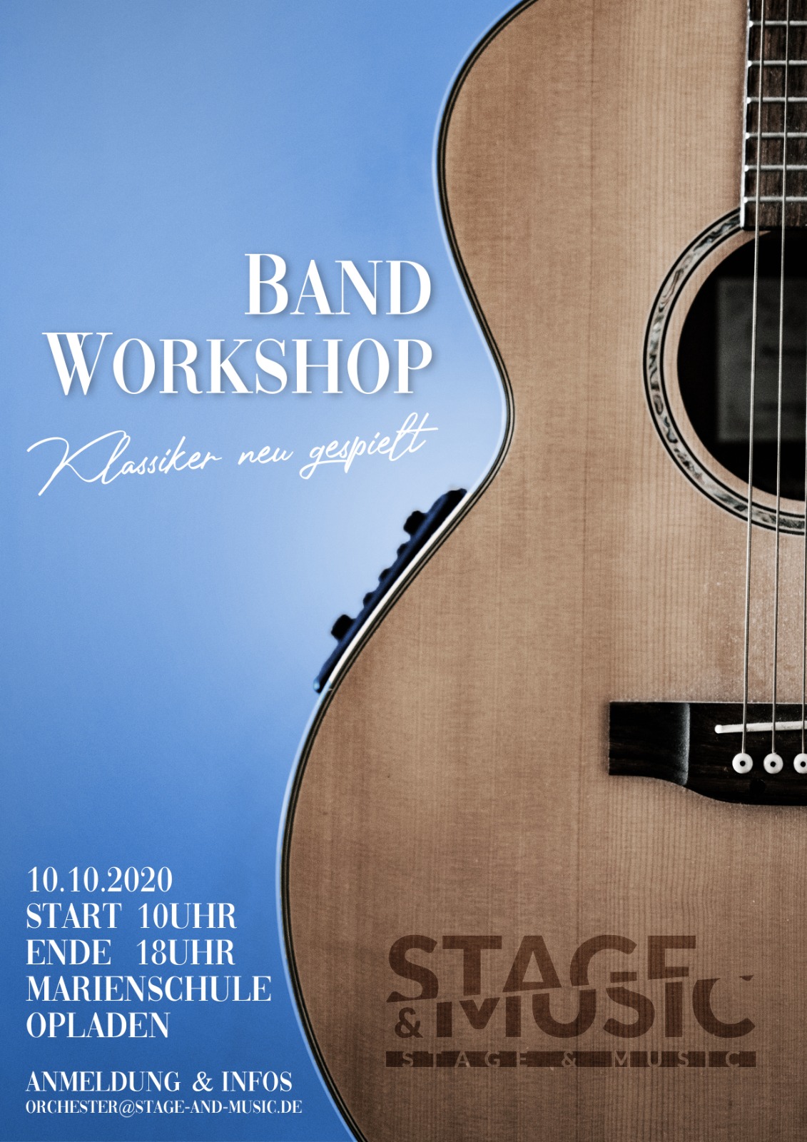 Bandworkshop am 10.10.2020